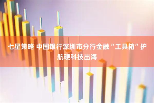 七星策略 中国银行深圳市分行金融“工具箱”护航硬科技出海